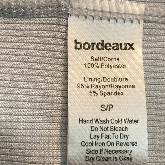 Anthropologie Bordeaux Semi Sheer Pleated Dress/Slip Lining - Picture 9 of 9